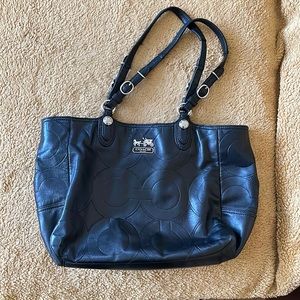 Black couch shoulder bag purse